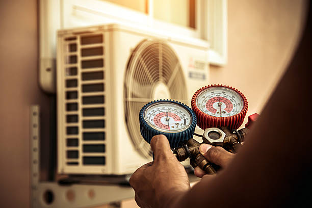 Professional Hvac technician working in Forest Hill, MD